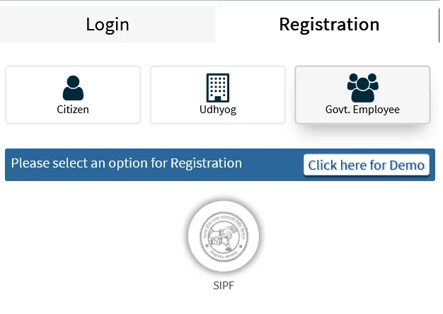 SSO ID Registration For Govt Employee